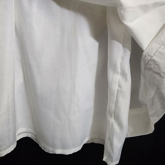 English Factory Sz. S White Short Sleeve Ruffle Tee Dress - Picture 14 of 16